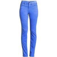 Lands' End Women's Plus Straight Leg Needlecord Jeans, Mid Rise in Light Blue | Size: 14-16L