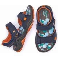 Moshulu 'Sliding' Nubuck Adventure Sandals in Indigo | Size: 1