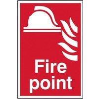 Scan Fire Point - Pvc Sign 200 X 300mm