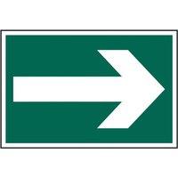 Scan Arrow Symbol - Pvc Sign 300 X 200mm