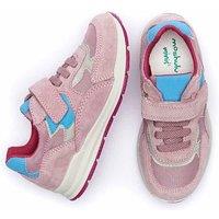 Moshulu 'Jumping' Faux Leather Trainers in Baby Pink | Size: Infant 11