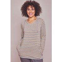 Moshulu Women's 'Downtime' Hooded Sweatshirt in Grey | Size: Medium