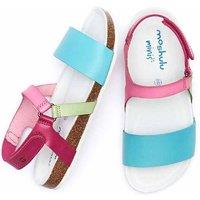 Moshulu Women's 'Springing' Colour Block Sandals in Bright Blue | Size: 1