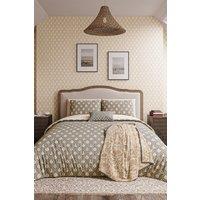 Helena Springfield 'Woodland Trellis' Cotton Duvet Cover Set in Grey | Size: King