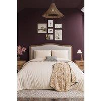 Helena Springfield 'Ticking Stripe' Cotton Duvet Cover Set in Grey | Size: King
