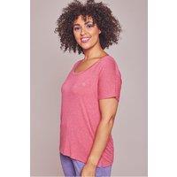 Moshulu Women's 'Slumber Tee' Polka Dot Pyjama Top in Pink | Size: Small