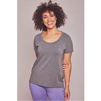 Moshulu Women's 'Slumber Tee' Polka Dot Pyjama Top in Grey | Size: Medium