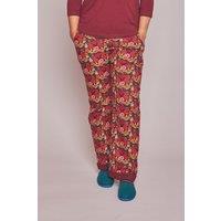 Moshulu Women's 'Chill 2' Patterned Pyjama Bottoms in Red | Size: Small