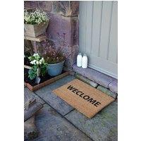 Artsy Mats Weclome funny doormat - Regular 60x40cm in Black | Size: 40 cm x 60 cm