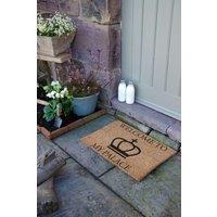 Artsy Mats Welcome To My Palace Doormat in Beige | Size: 40 cm x 60 cm