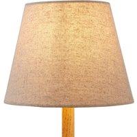 Lighting Collection Linen Tapered Shade 20Cm Natural Lamp Shade