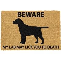 Artsy Mats Labrador doormat - Regular 60x40cm in Brown | Size: 40 cm x 60 cm