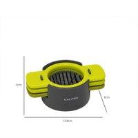 Calitek Egg Cutter Wedger Slicer 3 in 1 Multi Tool Stainless Steel in Green