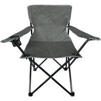 OHS Outdoor Camping Chair Folding Portable Picnic Beach Seat Garden in Charcoal