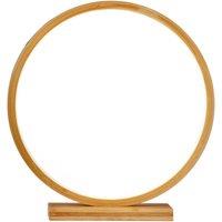 Lighting Collection Bamboo Led Light Table Lamp in Natural