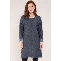 Nomads Clothing Women's Cotton Pocket Tunic Dress in Blue | Size: 14