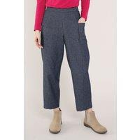 Nomads Clothing Women's Cotton Pocket Bubble Trousers in Blue | Size: 20