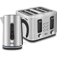 Morphy Richards Motive Kettle & Toaster Set in Silver