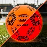Hy-Pro Light Up LED Football - Size 5 in Orange | Size: Kids