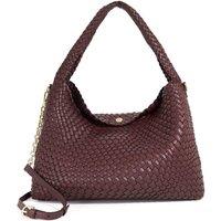 Dune London Women's 'Deliberate L' Shoulder Bag in Burgundy