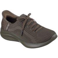 Skechers Women's Ultra Flex 3.0 Pure Color Trainers in Olive | Size: 5