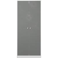 Ready Assembled 2 U Stowe 2 Door Wardrobe (Ready Assembled) in Mid Grey