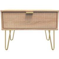 Ready Assembled 2 U Bexley 1 Drawer Wide Side Table (Ready Assembled) in Light Oak