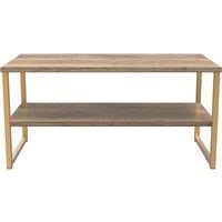Ready Assembled 2 U Tamworth XXL Coffee Table 1000x500 (Ready Assembled) in Dark Brown