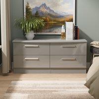 Ready Assembled 2 U Windsor 4 Drawer Bed Box (Ready Assembled) in Dark Grey