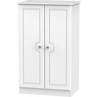 Ready Assembled 2 U Hilton 2 Door Midi Wardrobe (Ready Assembled) in White