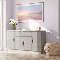 Ready Assembled 2 U Holborn 4 Door 1 Drawer Wide Unit (Ready Assembled) in Mid Grey
