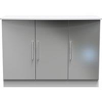 Ready Assembled 2 U Windsor 3 Door Sideboard (Ready Assembled) in Grey