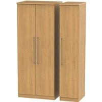 Ready Assembled 2 U Carlton Triple Plain Wardrobe (Ready Assembled) in Natural