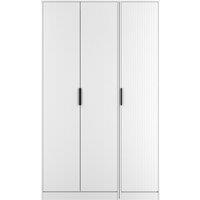 Ready Assembled 2 U Denver 3 Door Wardrobe (Ready Assembled) in White