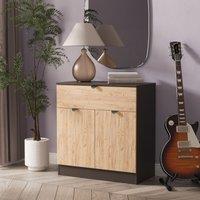 Ready Assembled 2 U Norway 1 Drawer 2 Door Sideboard (Ready Assembled) in Dark Grey