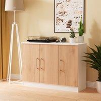 Ready Assembled 2 U Gloucester 3 Door Sideboard (Ready Assembled) in White