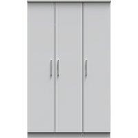 Ready Assembled 2 U Windsor Triple Plain Wardrobe (Ready Assembled) in Mid Grey