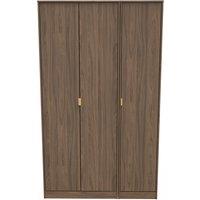 Ready Assembled 2 U Fuji 3 Door Wardrobe (Ready Assembled) in Walnut