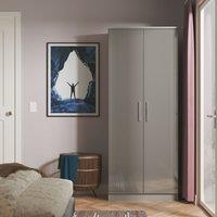 Ready Assembled 2 U Windsor 2 Door Wardrobe (Ready Assembled) in Dark Grey
