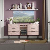 Ready Assembled 2 U Islay 6 Drawer Sideboard (Ready Assembled) in Dusty Pink