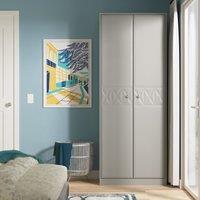 Ready Assembled 2 U Toledo 2 Door Wardrobe (Ready Assembled) in Dark Grey