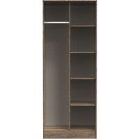 Ready Assembled 2 U Tamworth Open Wardrobe (Ready Assembled) in Dark Brown