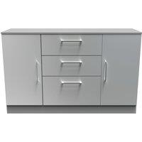 Ready Assembled 2 U Gloucester 2 Door 3 Drawer Sideboard (Ready Assembled) in Dark Grey