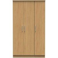Ready Assembled 2 U Windsor 3 Door Wardrobe (Ready Assembled) in Light Brown