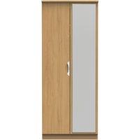 Ready Assembled 2 U Holborn 2 Door Mirrored Wardrobe (Ready Assembled) in Brown
