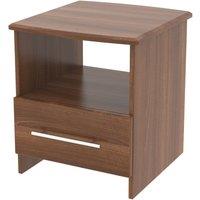 Ready Assembled 2 U Carlton Bottom Drawer Lamp Table (Ready Assembled) in Walnut