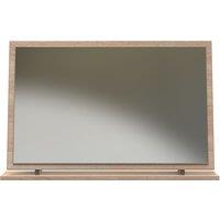 Ready Assembled 2 U Denver Large Mirror (Ready Assembled) in Light Oak