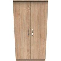Ready Assembled 2 U Hampshire Wide Plain Wardrobe (Ready Assembled) in Light Oak