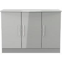 Ready Assembled 2 U Windsor 3 Door Sideboard (Ready Assembled) in Dark Grey