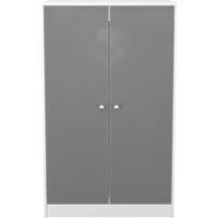 Ready Assembled 2 U Stowe 2 Door Midi Wardrobe (Ready Assembled) in Mid Grey